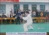 1997年6月，英国访法团团长在我校表演虎鹤双形拳