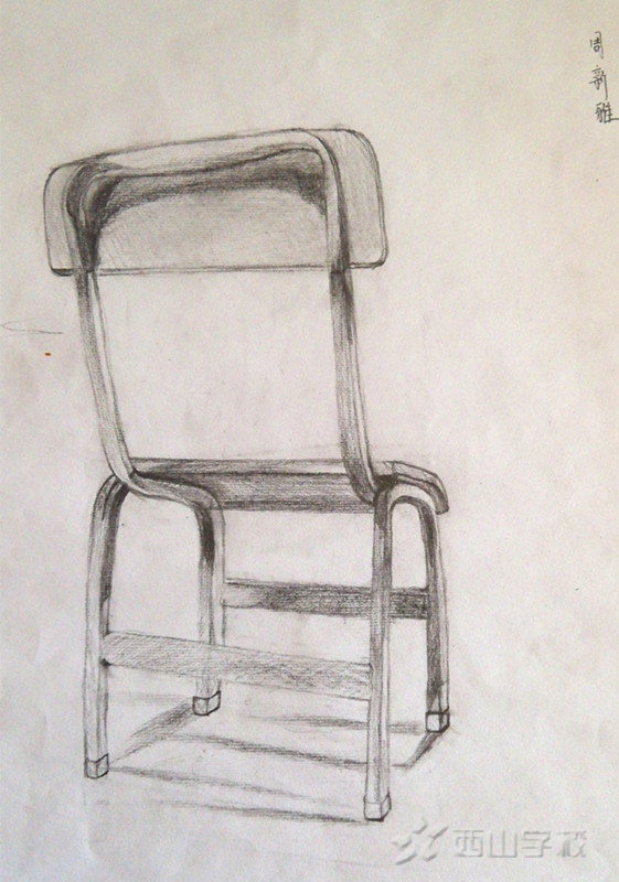 素描作品《静物》
