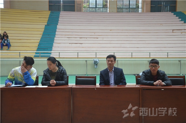 江西省西山学校高中部举行高三体育生考前模拟测试