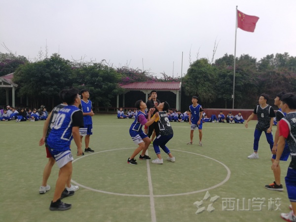 福清西山职业技术学校举行校园篮球联赛