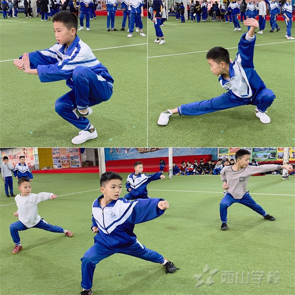 福清西山學校小學部舉行2021——2022學年第一學期期末武術、足球考核